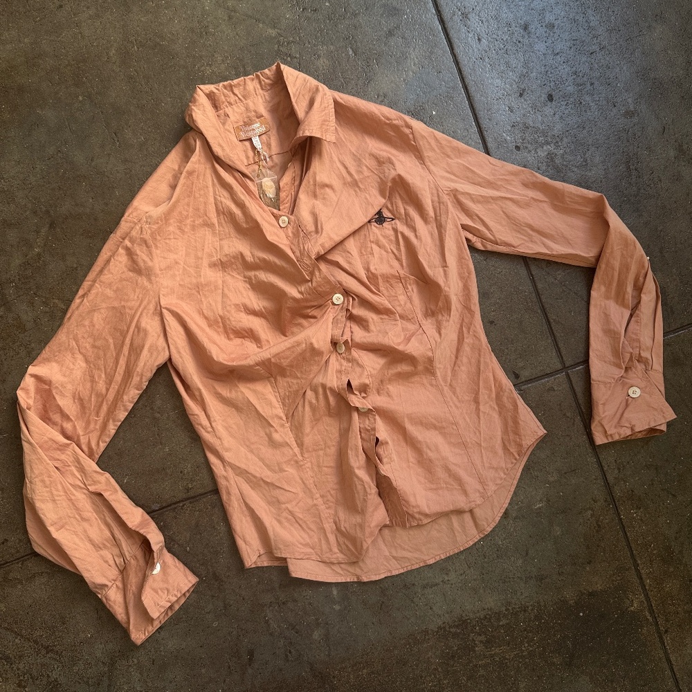 Vivienne Westwood 900$ NWT 2015 Silk / Cotton Alchoholic Shirt